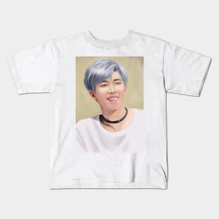 BTS KPOP RM RAP MONSTER SMILE NAMJOON Kids T-Shirt